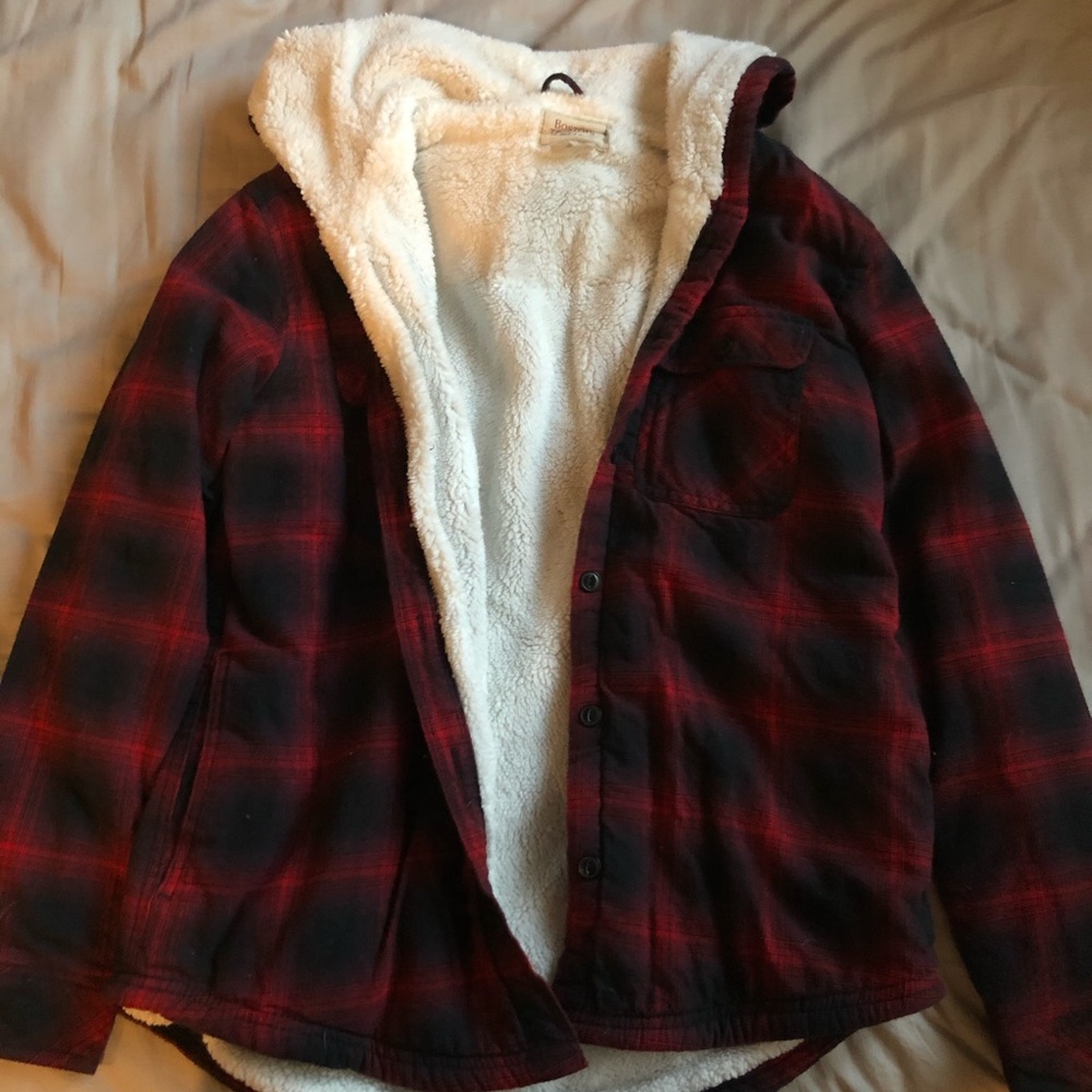 Boston Traders Fuzzy Hooded Flannel
